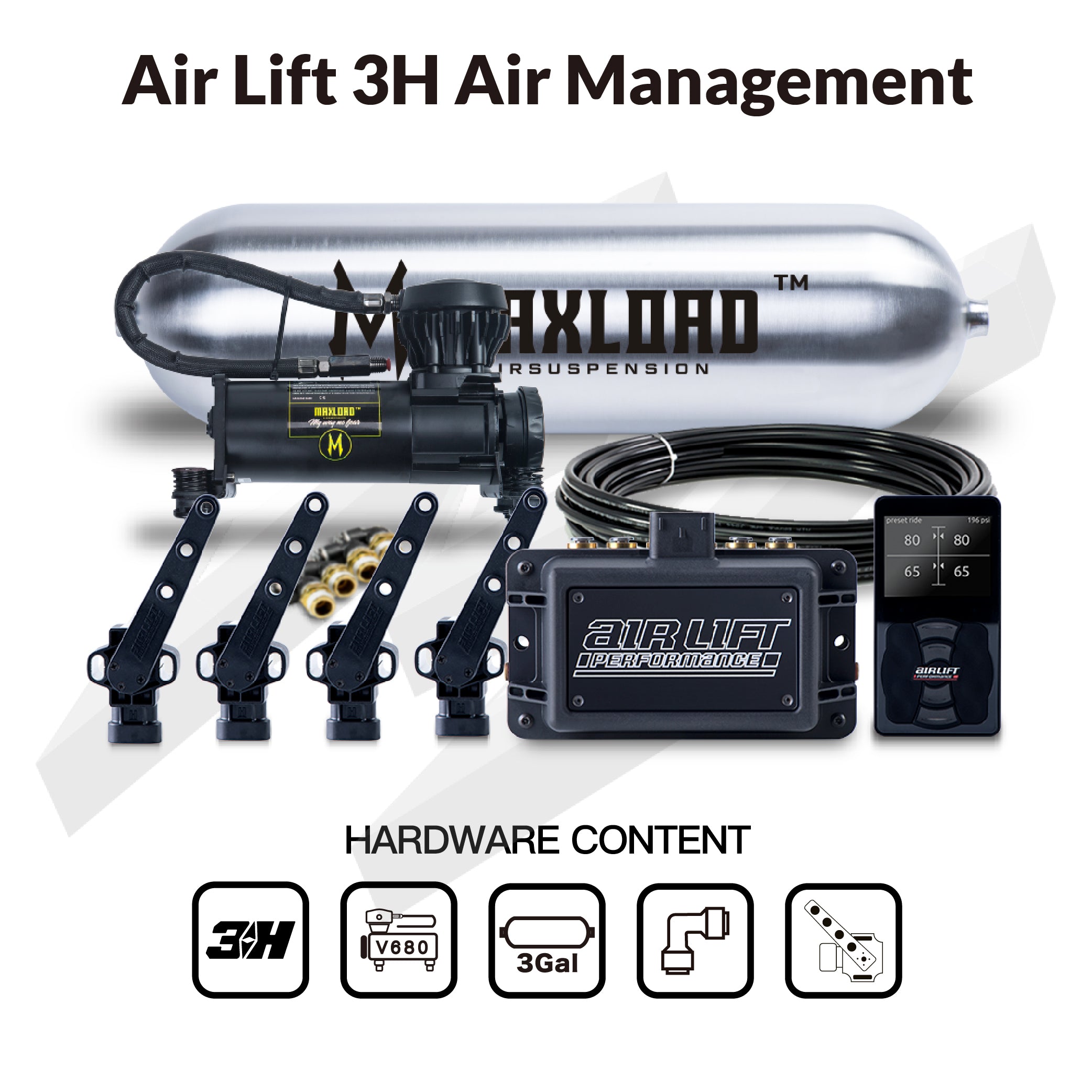 Air Lift 3H Air Management Package-For sale in the United States only